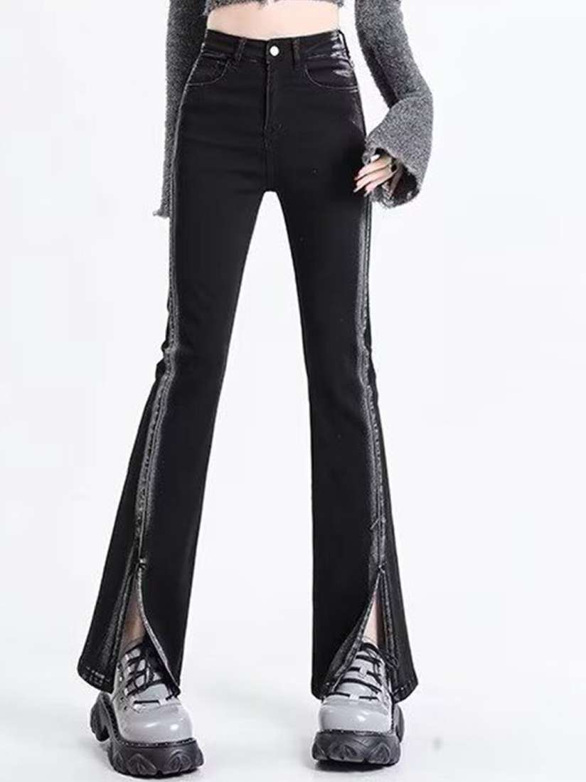 Side stripe jeans myntra deals