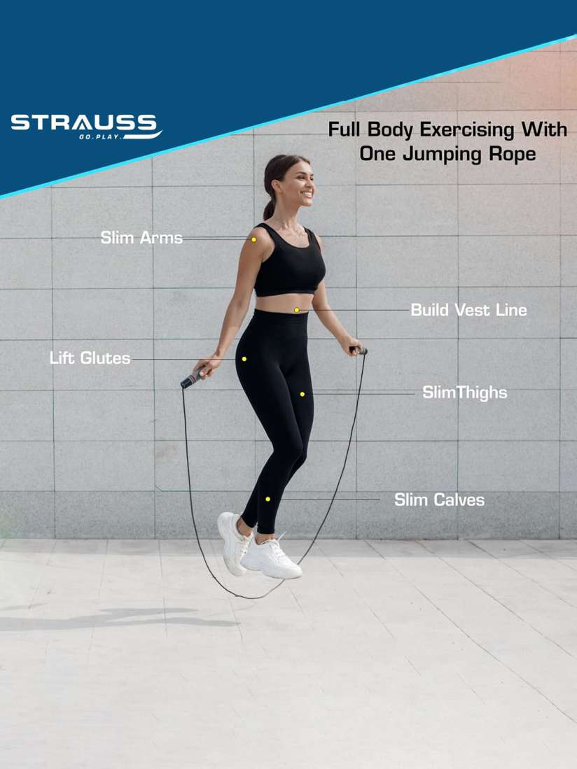 Buy STRAUSS Skipping Rope Workout Accessories Workout Accessories for Unisex 30672019 Myntra