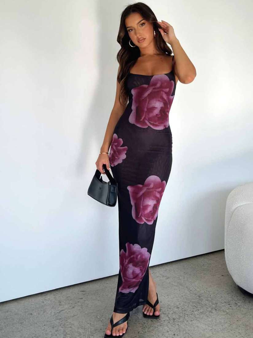 Buy StyleCast Floral Printed Bodycon Maxi Dress Dresses for Women 30685160 Myntra