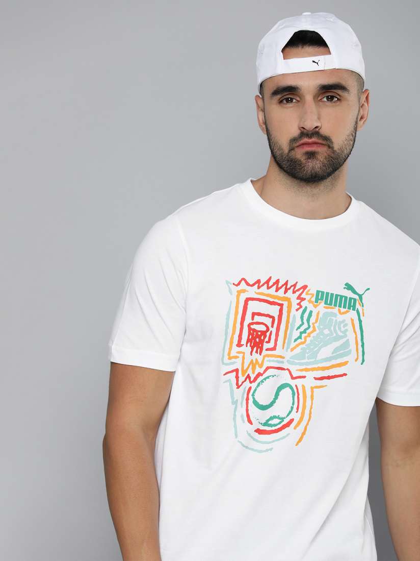 Buy Puma Men Graphic Year of Sports Pure Cotton T shirt Tshirts for Men 27392650 Myntra