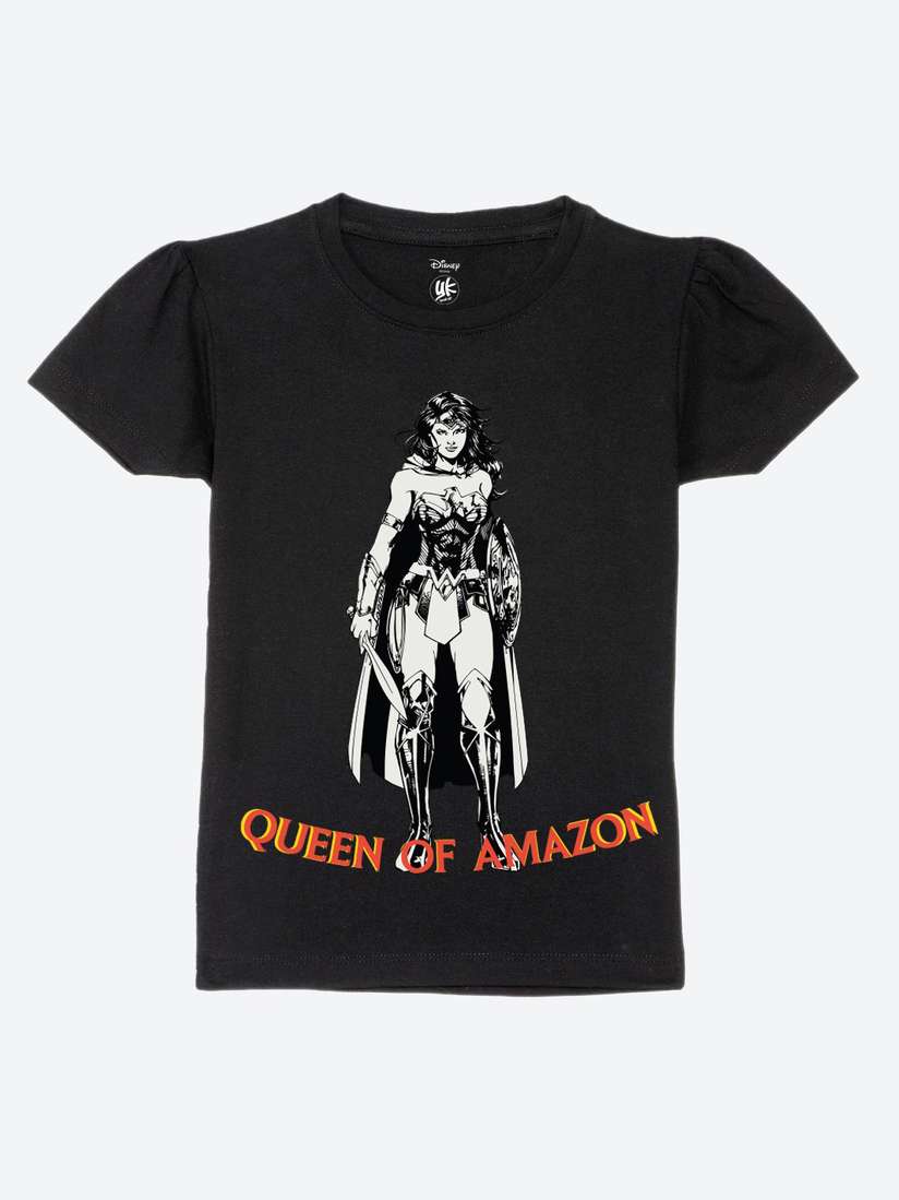 Printed Tshirts Queen T Shirt Amazon YK Justice League Girls
