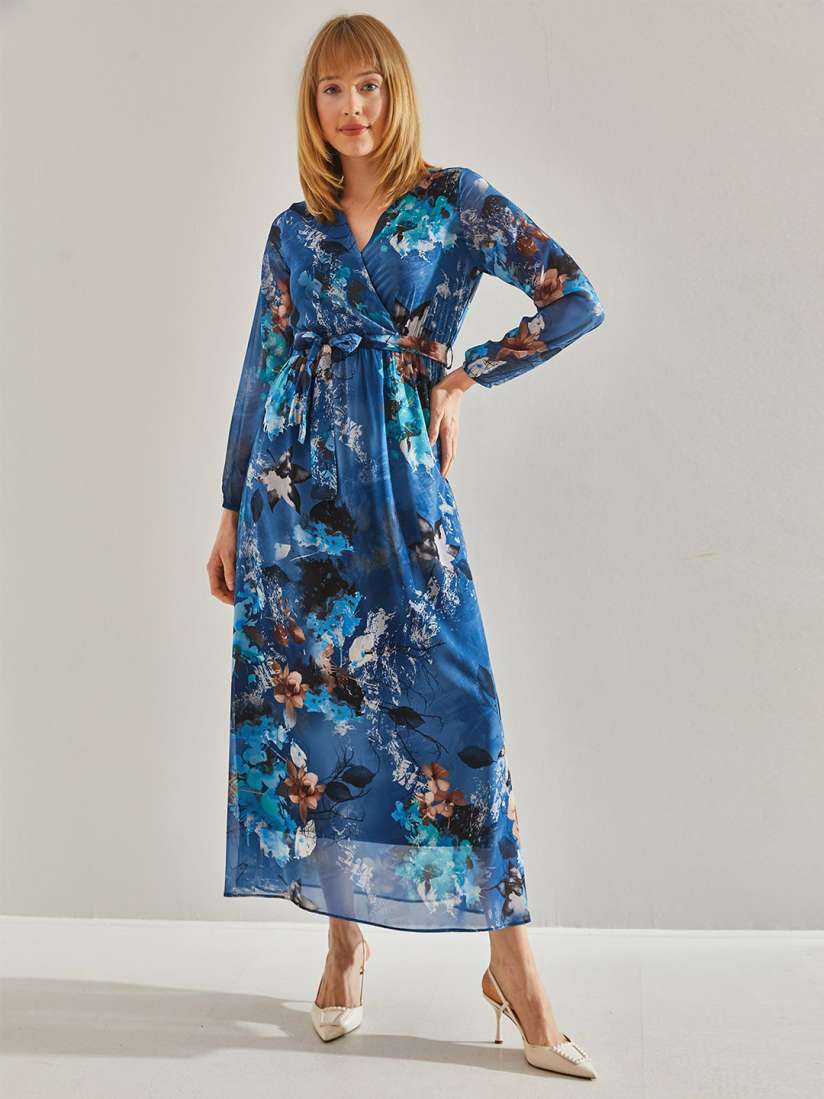Wrap dress myntra on sale