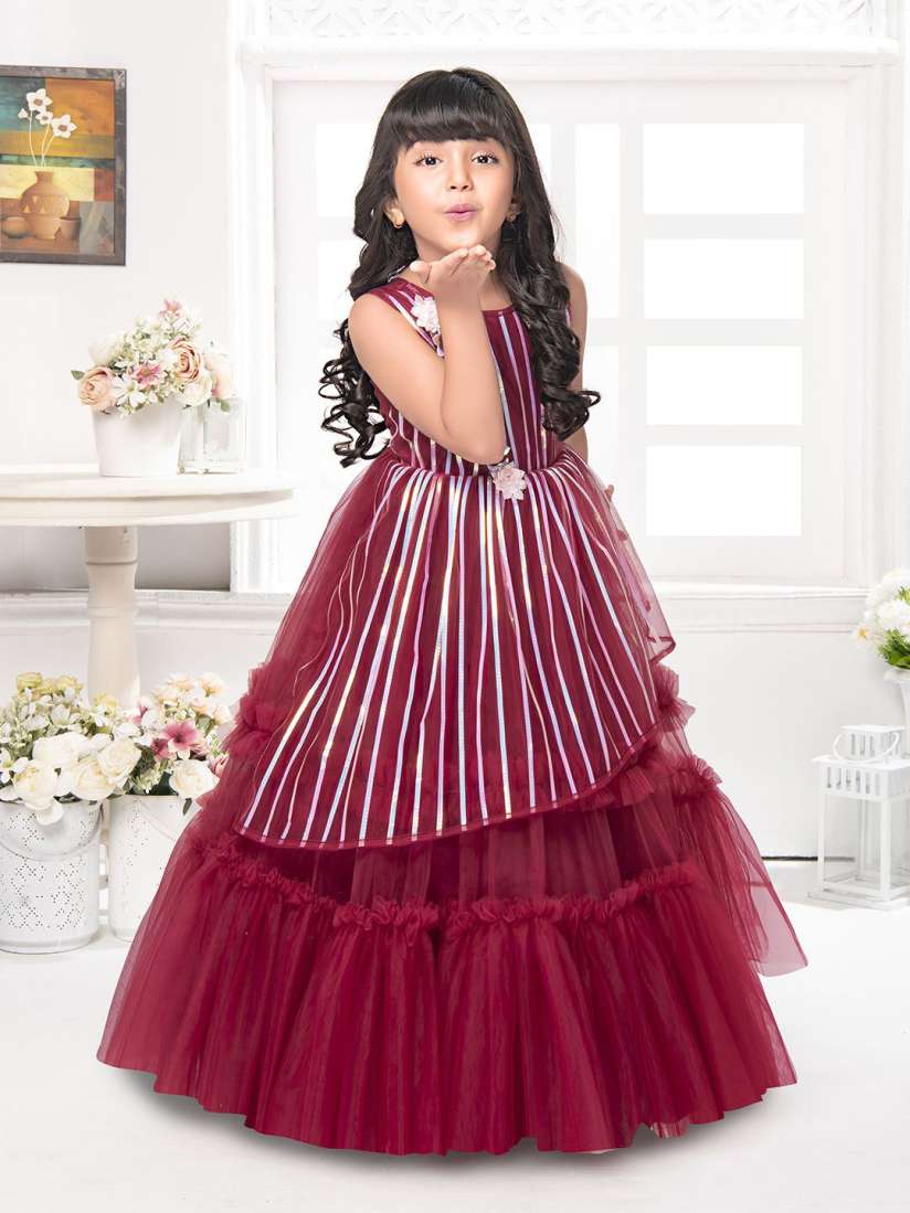 Myntra girls gown shop