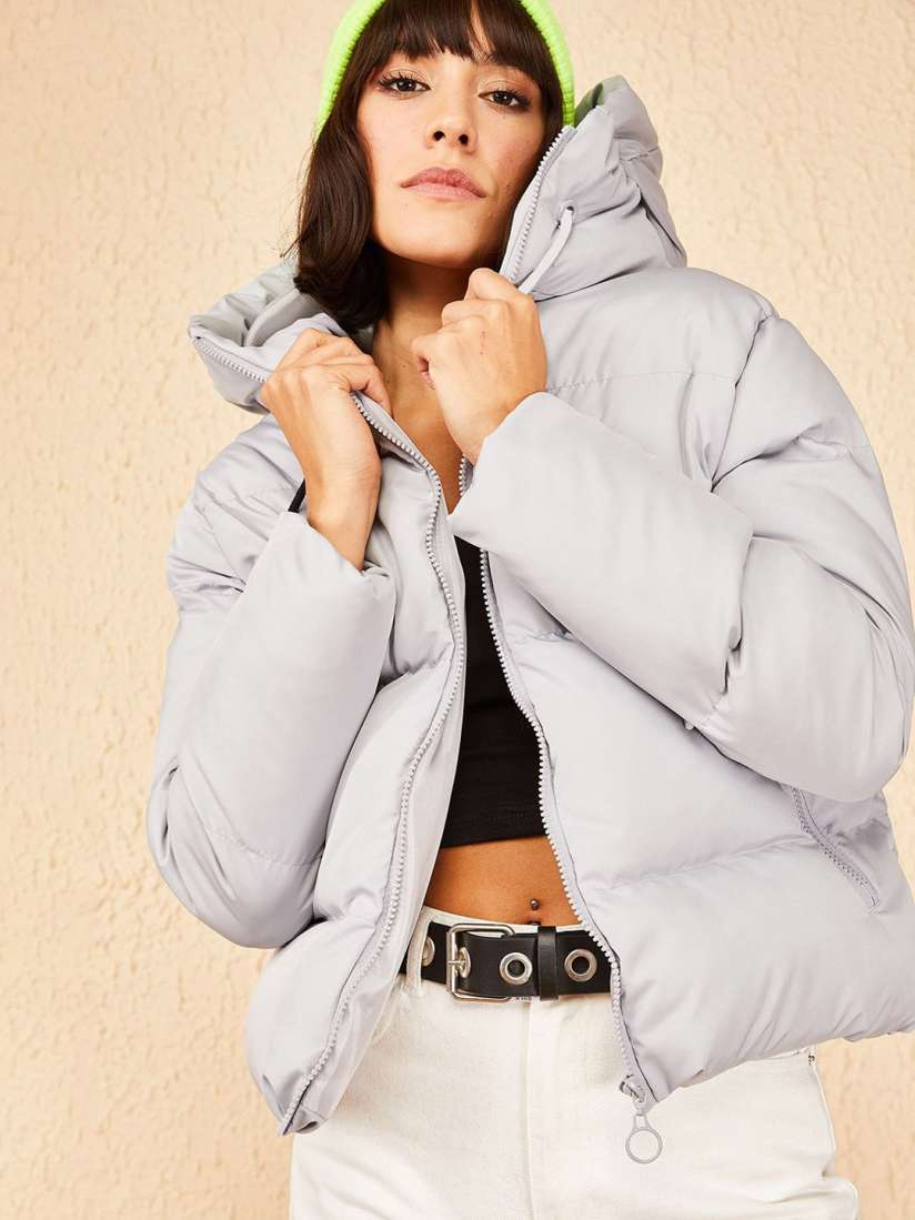 BIANCO LUCCI Hooded Puffer Jacket