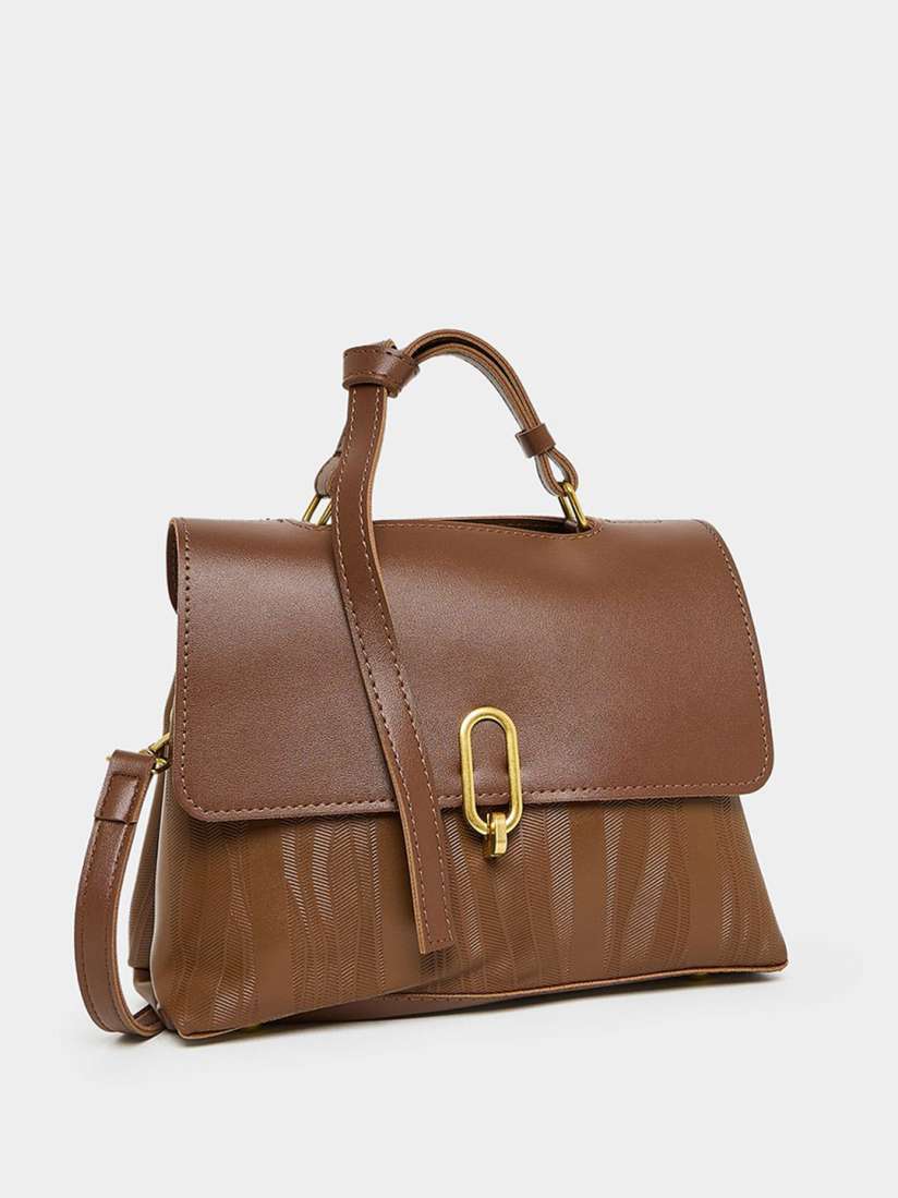 Buy Styli Women Textured Handbag Handbags for Women 30687693 Myntra