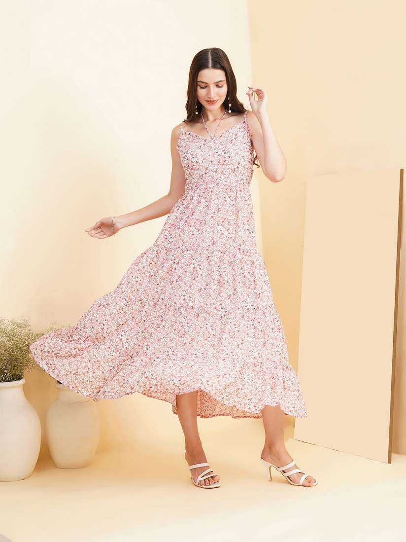 Myntra floral maxi dress deals