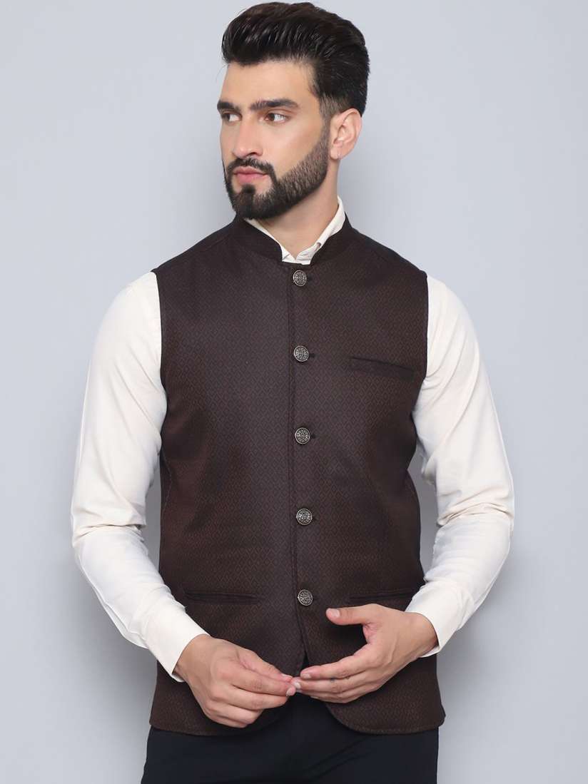 Buy even Printed Woven Nehru Jacket Nehru Jackets for Men 30704746 Myntra
