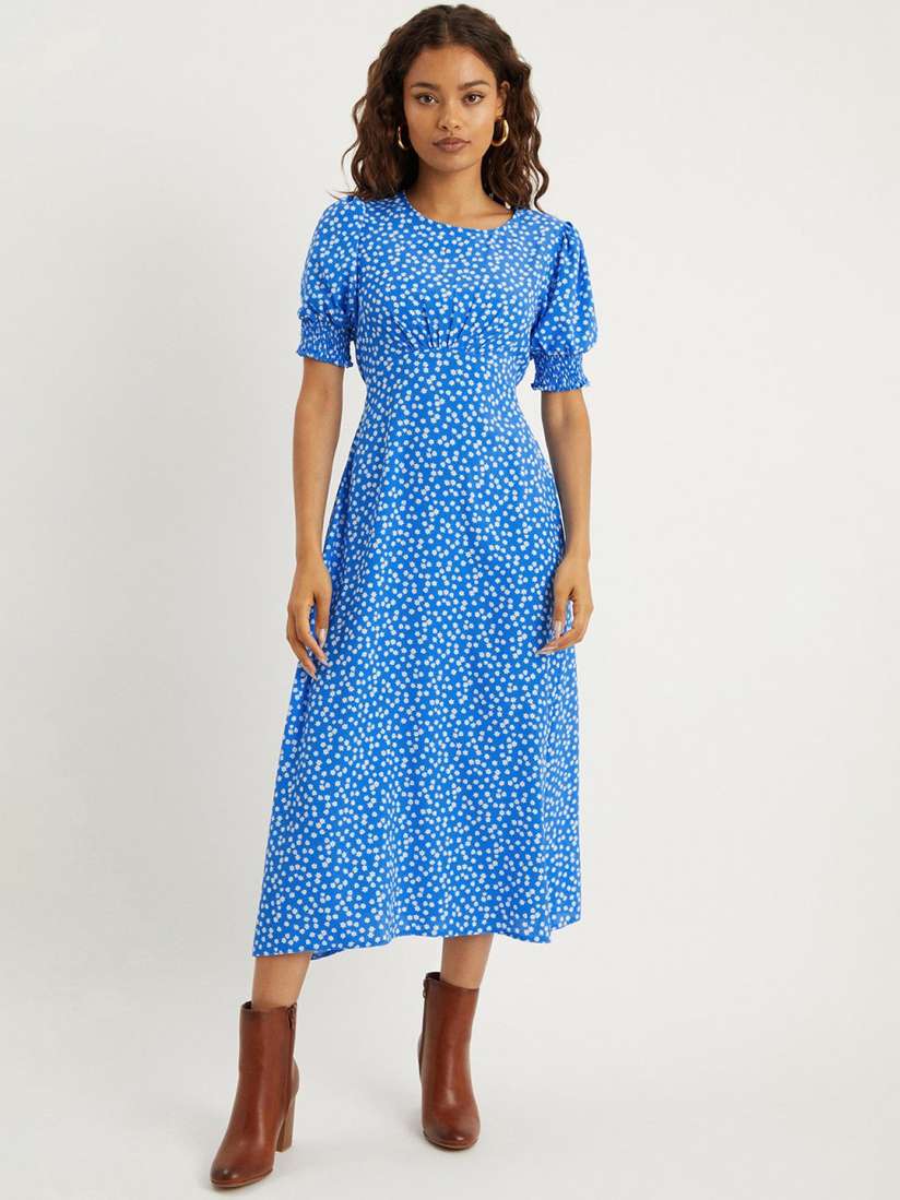 Buy DOROTHY PERKINS Floral Print Fit Flare Petite Midi Dress Dresses for Women 27162808 Myntra