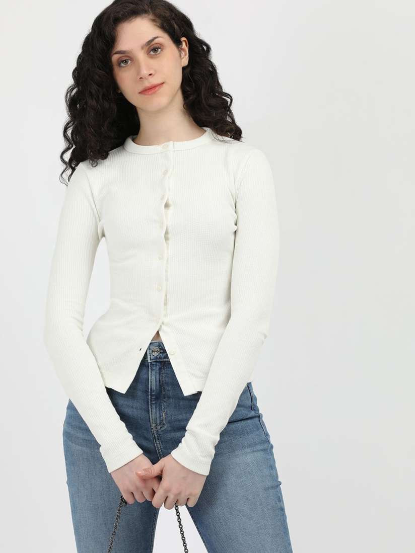 Buy Calvin Klein Jeans Cotton Top Tops for Women 30708704 Myntra