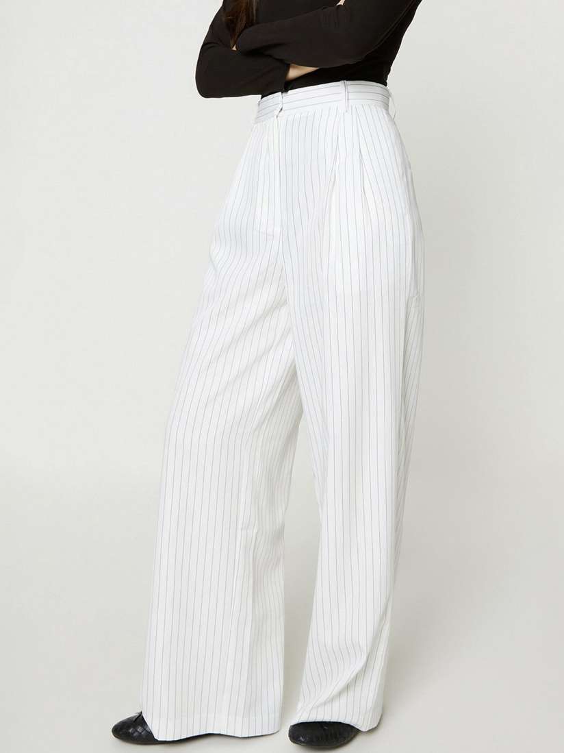 Dorothy perkins striped trousers sales