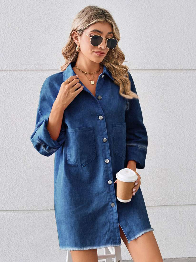 Myntra denim dress 2025