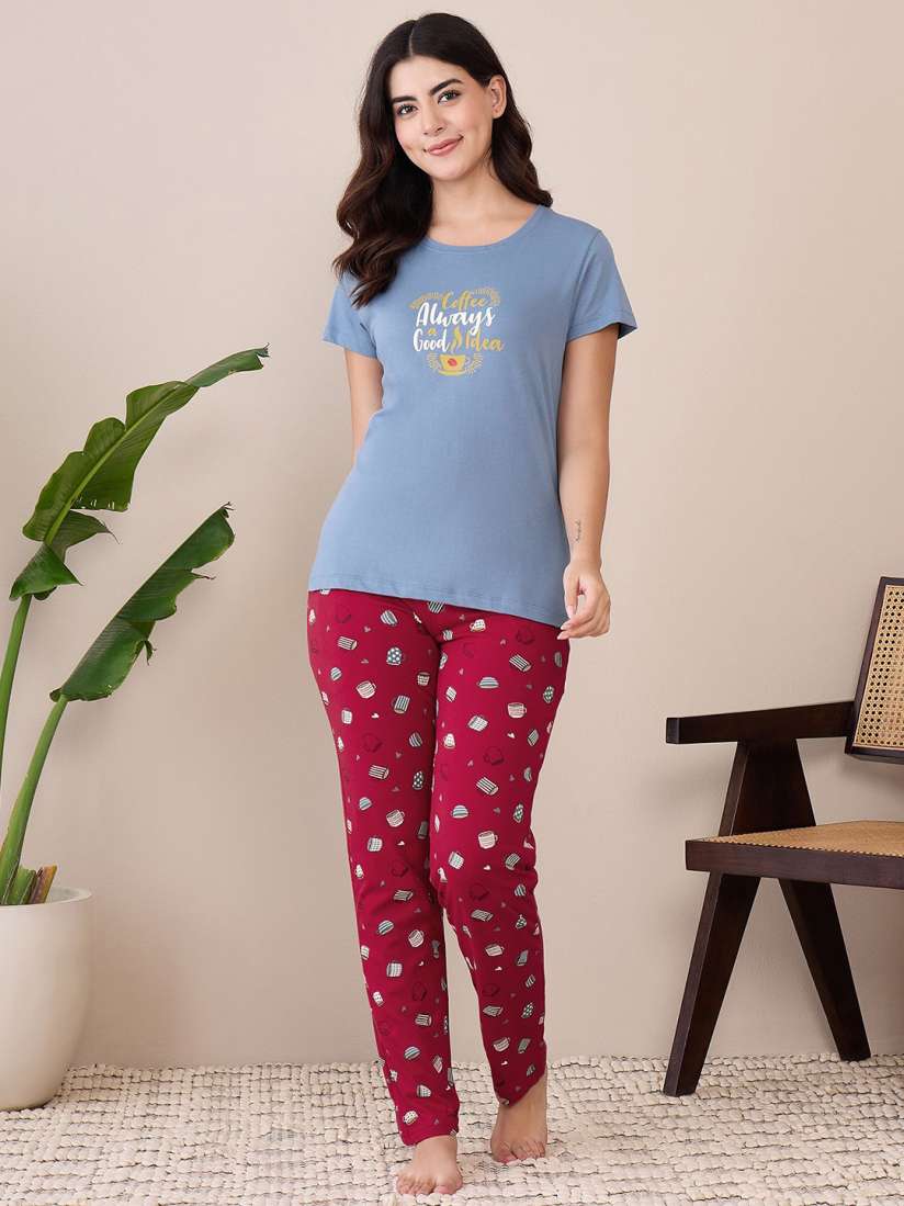 Buy ETC Women Printed Night suit Night suits for Women 30715532 Myntra