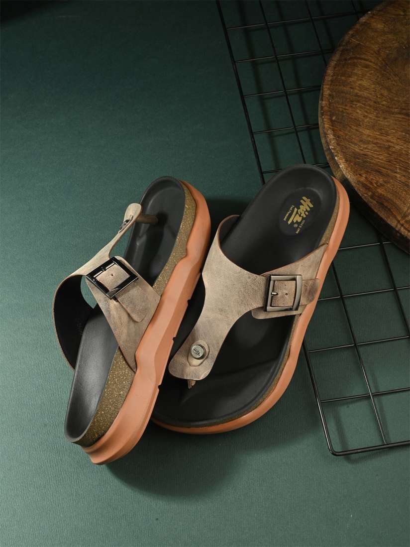 Buy Hitz Men Leather Buckle Sandals Sandals for Men 30713552 Myntra