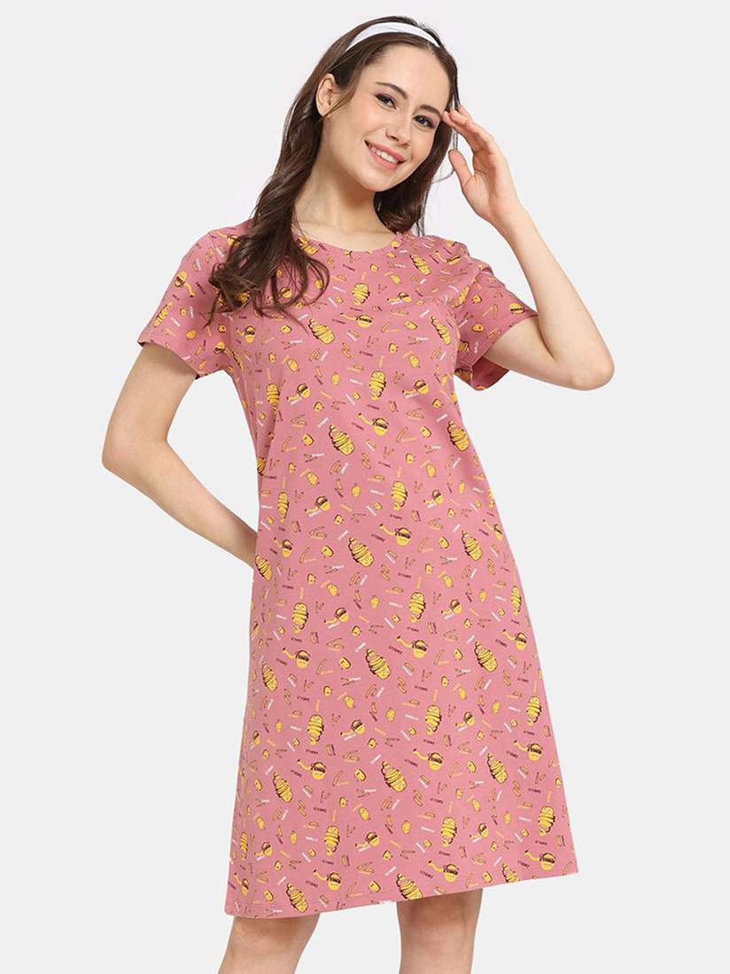 Satin Zivame Nightdress Set Buy Rosaline By Zivame Women Pure