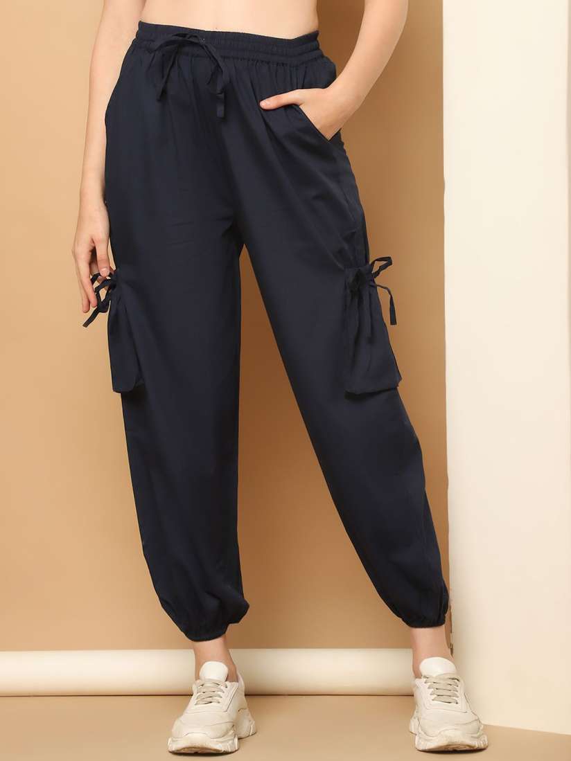 Buy Purple State Women Joggers Trousers Trousers for Women 30725328 Myntra