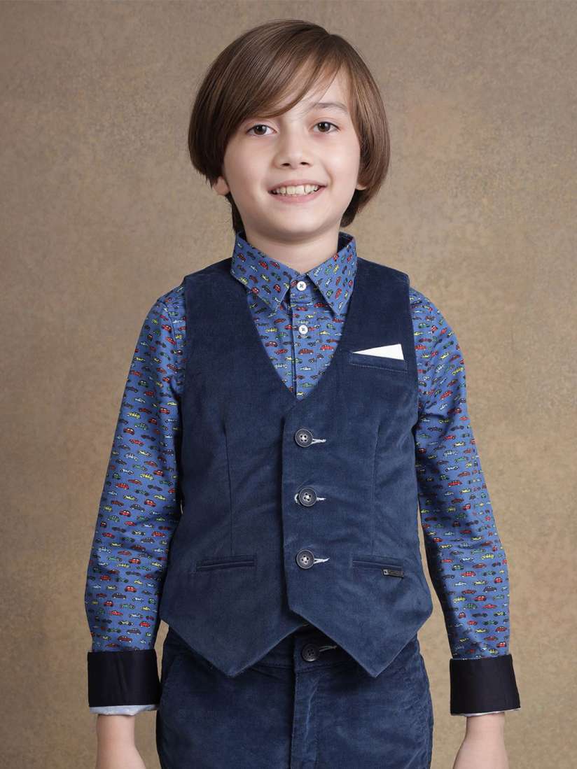 Buy One Friday Boys V Neck Waistcoat Waistcoat for Boys 30739788 Myntra