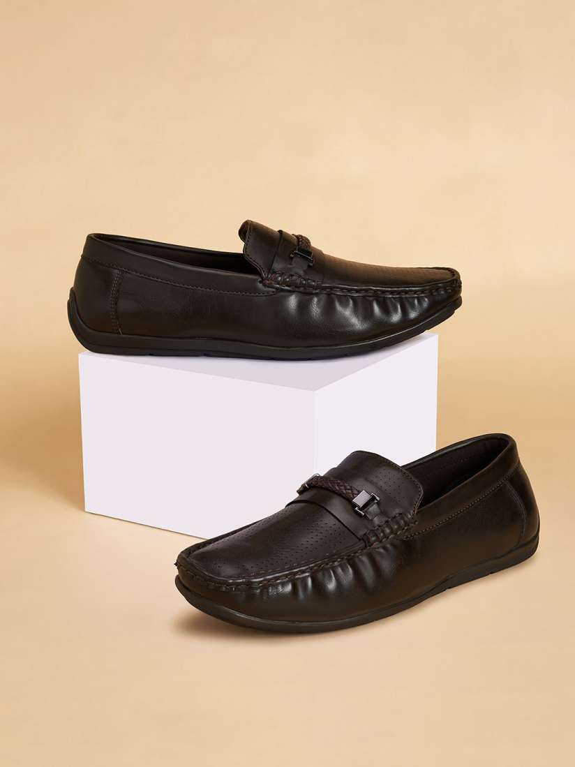 Buy BYFORD by Pantaloons Men Textured Slip On Driving Shoes Casual Shoes for Men 30749378 Myntra
