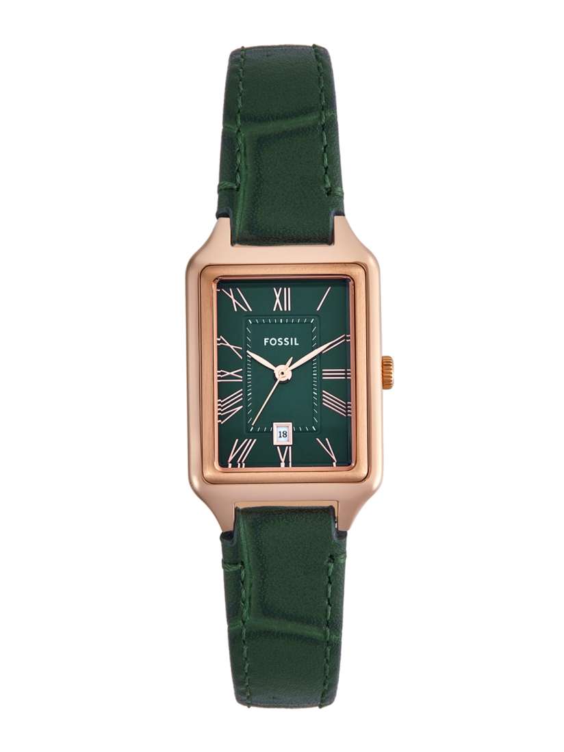 Buy Fossil Women Stainless Steel Dial Leather Straps Analogue Watch ES5366I Green Watches for Women 30664761 Myntra