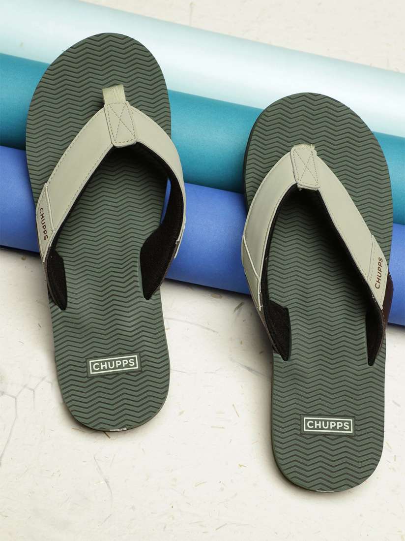 Buy CHUPPS Mens Wyld Solid URO Foam Comfort Flip flop Recycled Materials Flip Flops for Men 30756431 Myntra