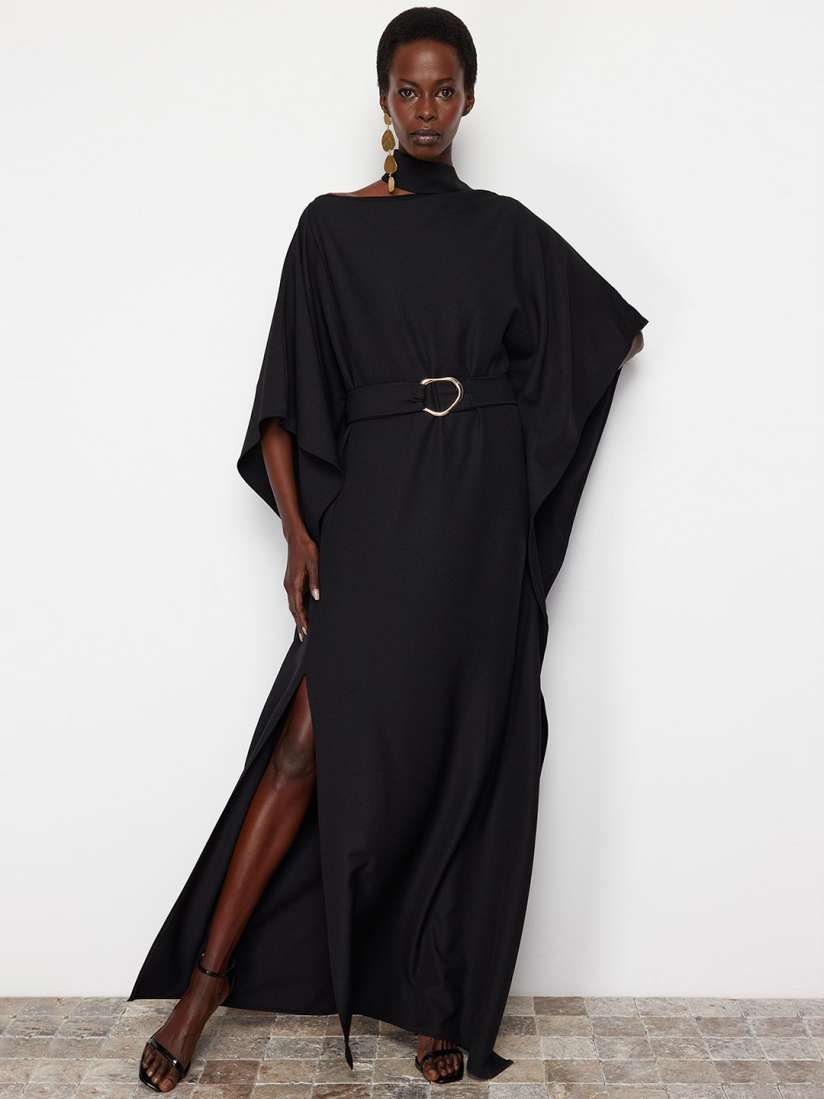 High neck kimono dress cheap