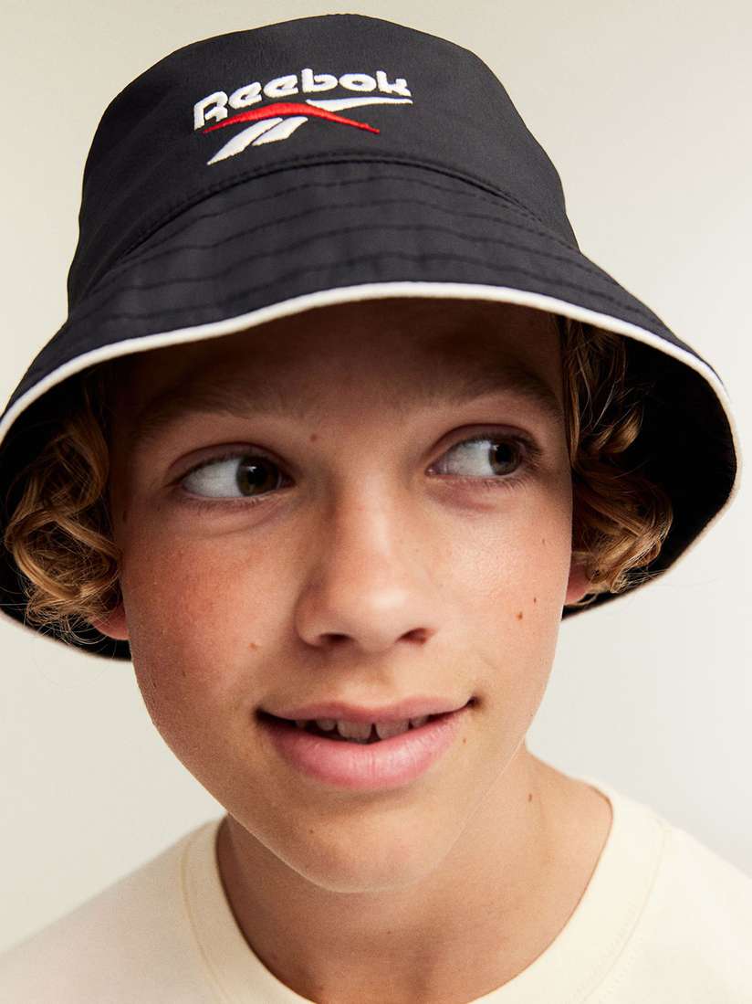 Buy H&M x Reebok Boys Embroidered-Motif Bucket Hat Hat for Boys