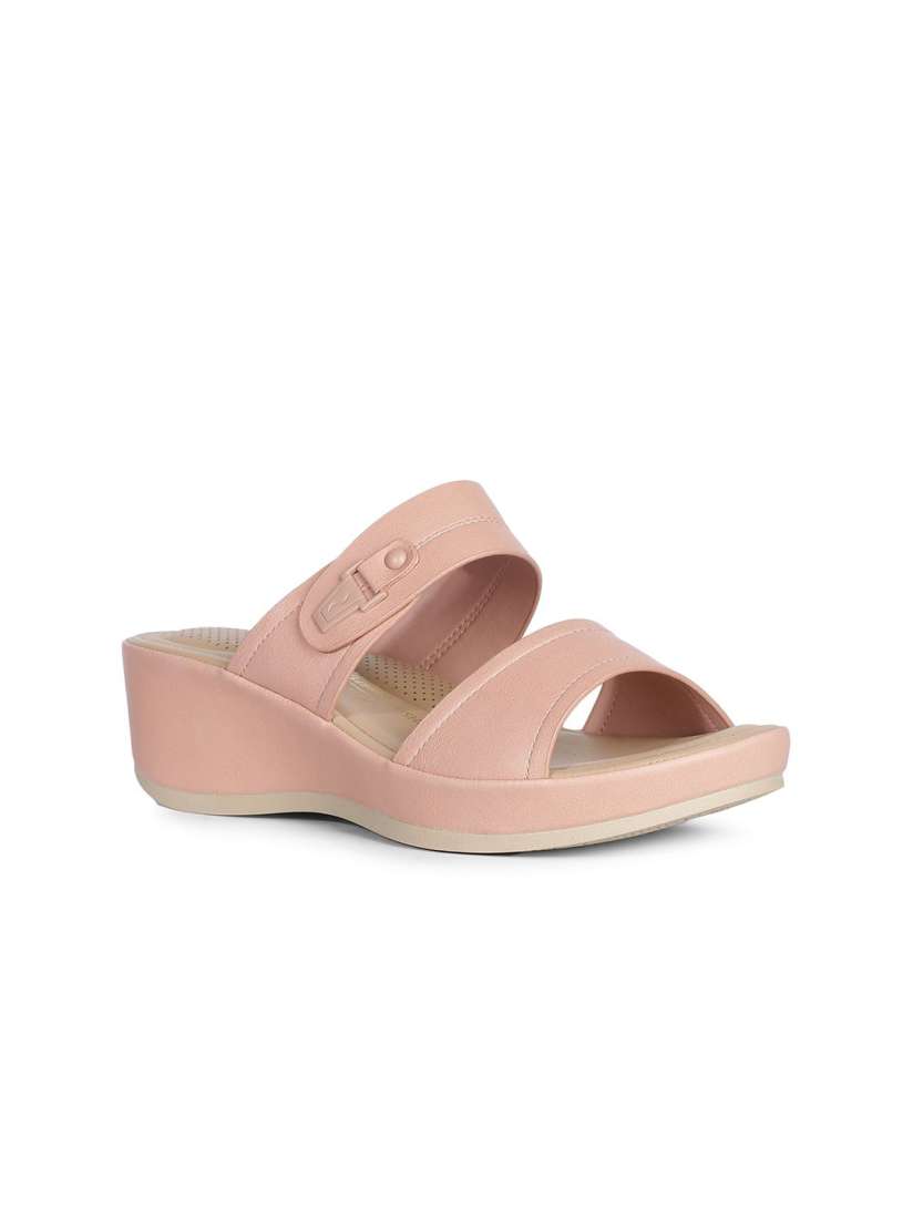 Buy Bata comfit Solid PU Platform Sandals with Buckles Heels for Women 30746062 Myntra