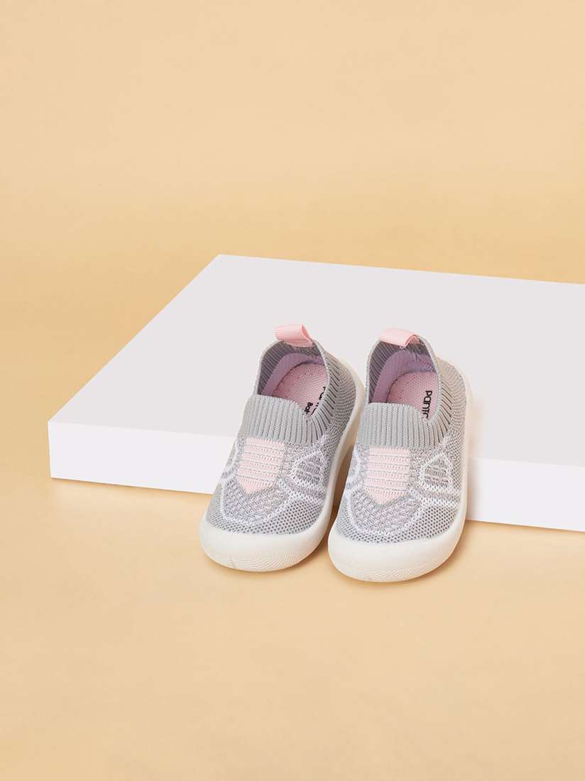Buy Pantaloons Baby Girls Woven Design Slip On Sneakers Casual Shoes for Girls 30749400 Myntra