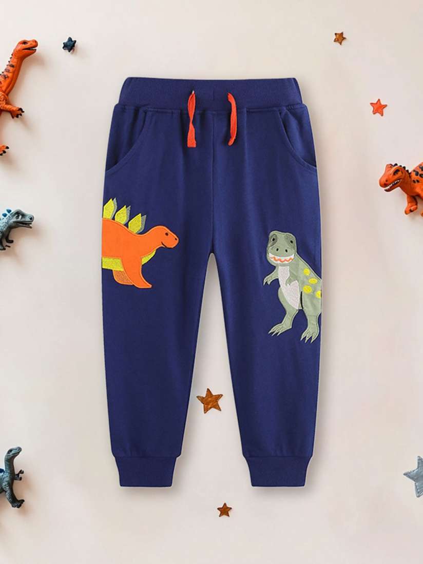 Buy INCLUD Boys Dino Printed Relaxed Fit Joggers Track Pants for Boys 30768294 Myntra