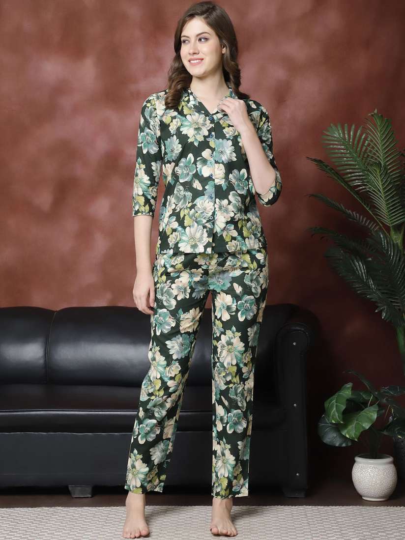 Buy Claura Women Printed Night suit Night suits for Women 30768551 Myntra
