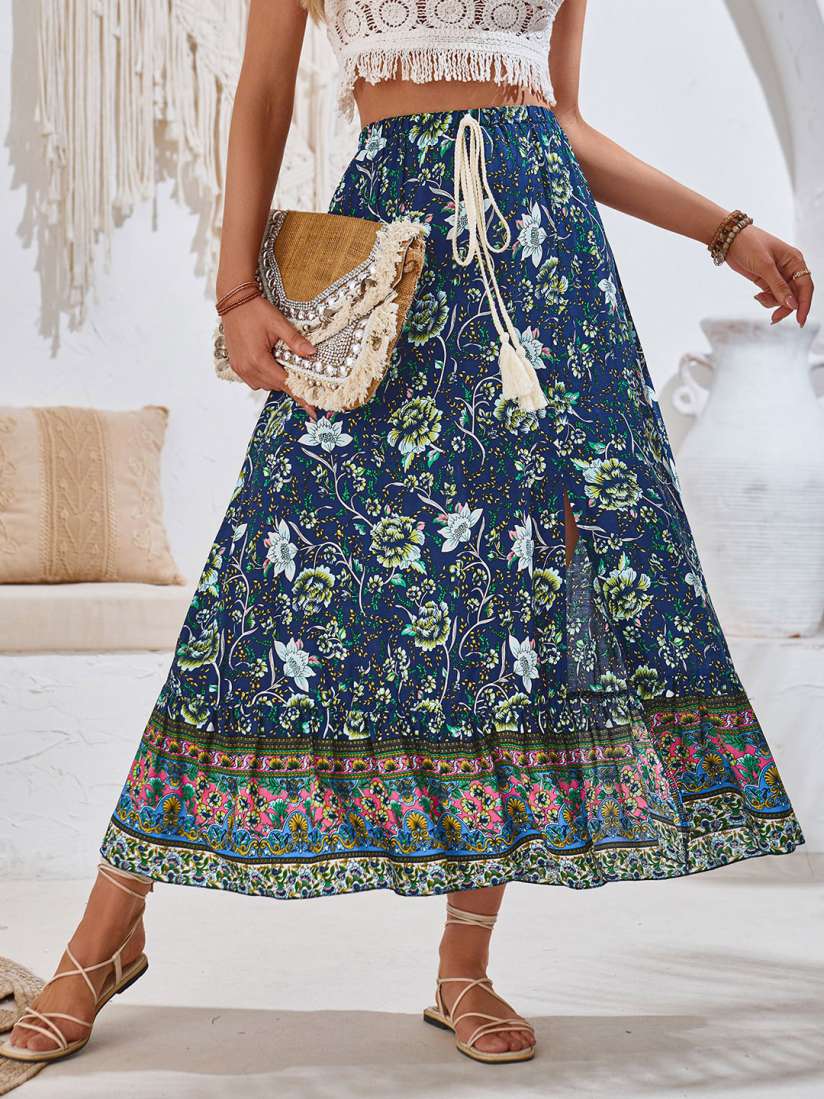 Buy StyleCast Printed A Line Maxi Skirt Skirts for Women 30768654 Myntra
