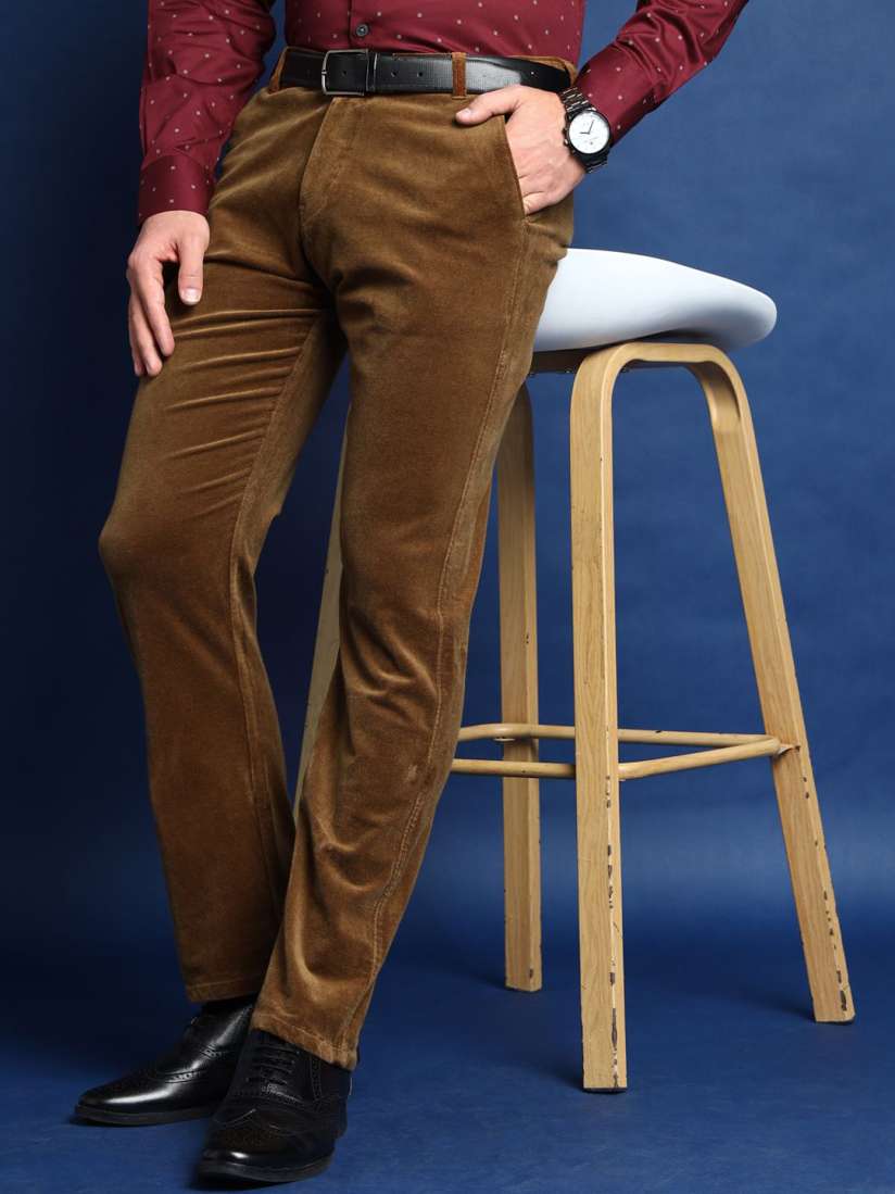 Mens velvet pants cheap discount