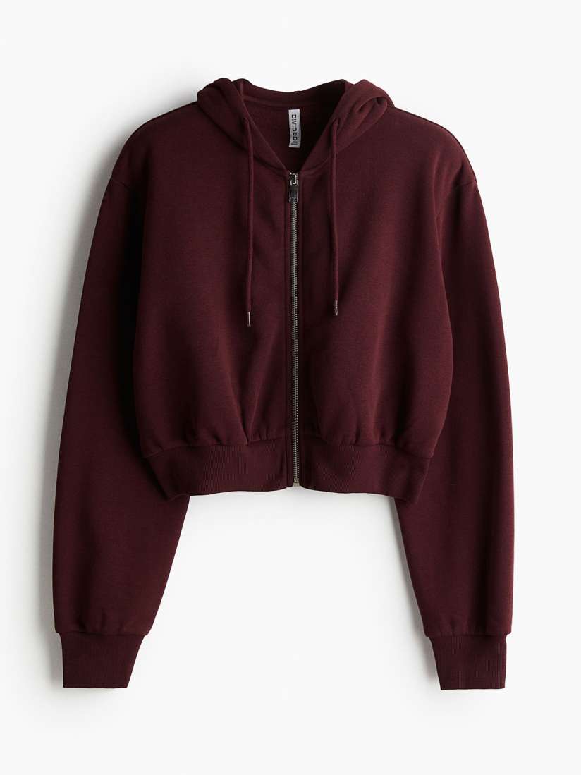 H&m hoodie crop 2025