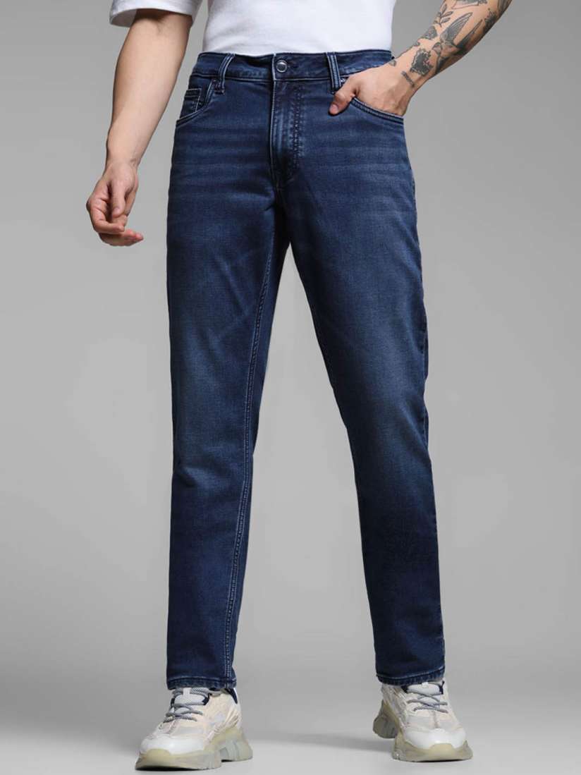 Buy Jack Jones Men Slim Fit Low Rise Light Fade Stretchable Jeans Jeans for Men 30466673 Myntra