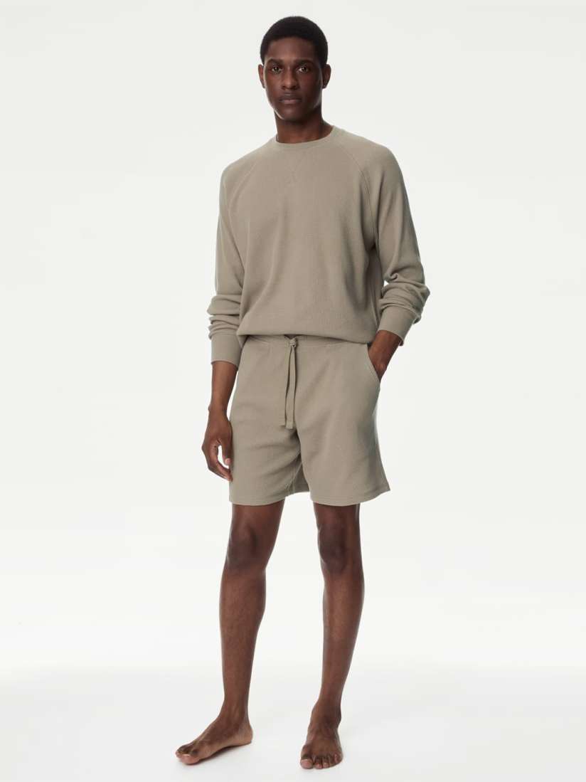Cotton lounge shorts hot sale