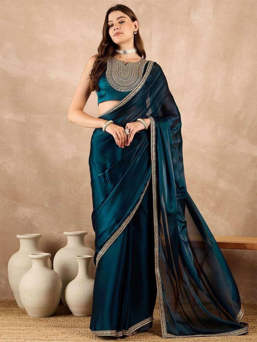 Buy all about you Satin Saree Sarees for Women 30767364 Myntra