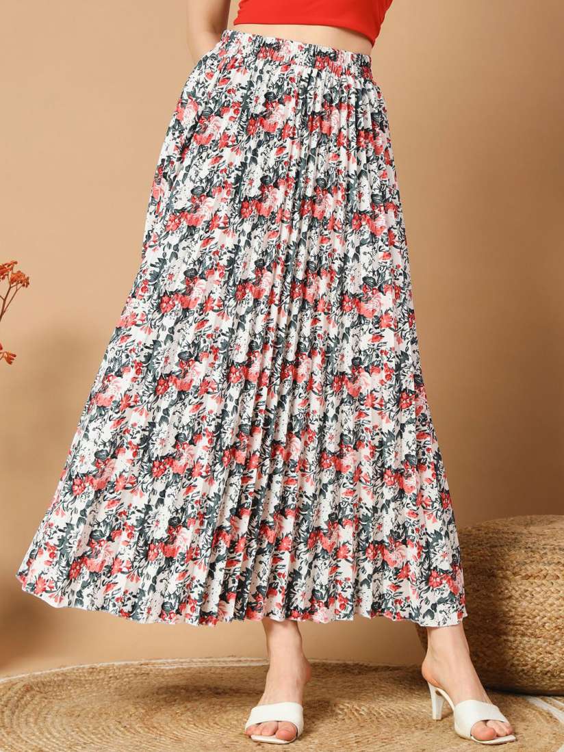 Buy OTABU Floral Printed A Line Maxi Skirt Skirts for Women 30778820 Myntra