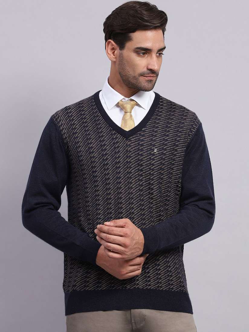 Buy Monte Carlo Men Self Design Pullover Sweaters for Men 30768030 Myntra