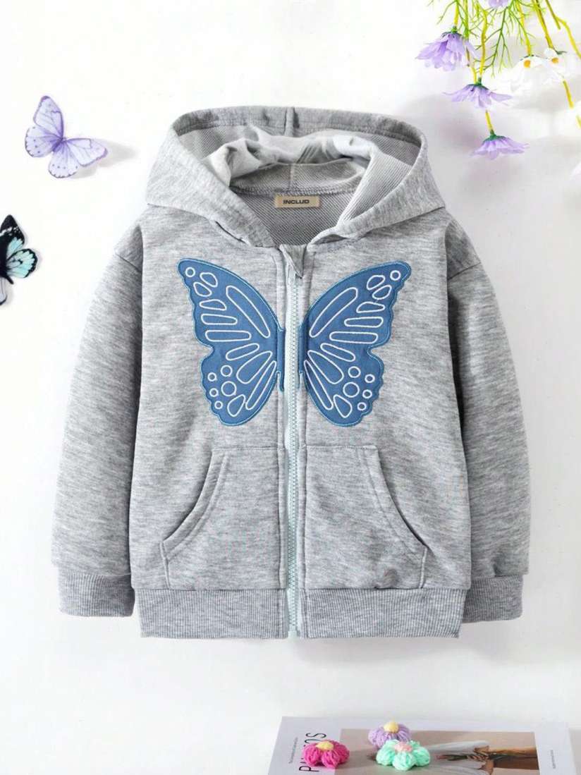 Buy INCLUD Girls Hooded Patchwork Jacket Jackets for Girls 30790690 Myntra