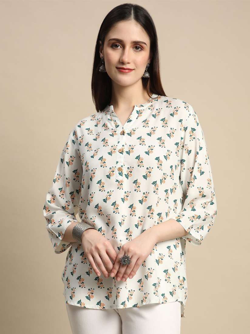 Buy BAPS Floral Printed Pure Cotton Kurti Kurtis for Women 30760207 Myntra