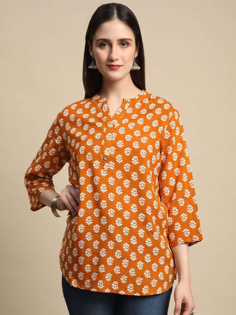 Buy BAPS Floral Printed Pure Cotton Kurti Kurtis for Women 30760208 Myntra