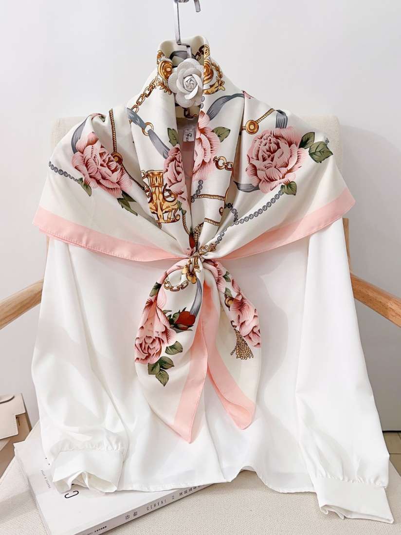 Floral printed scarf hot sale