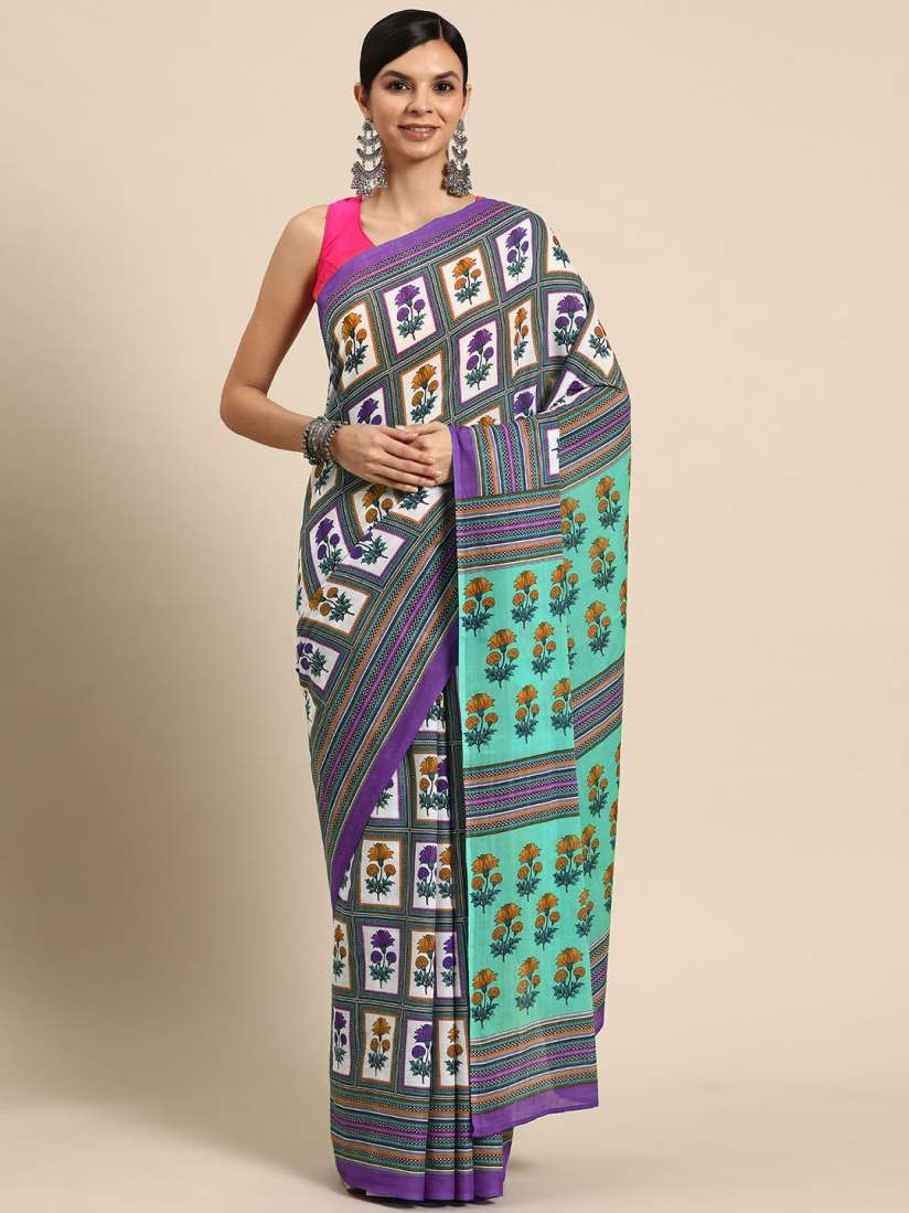 Myntra pure cotton sarees discount