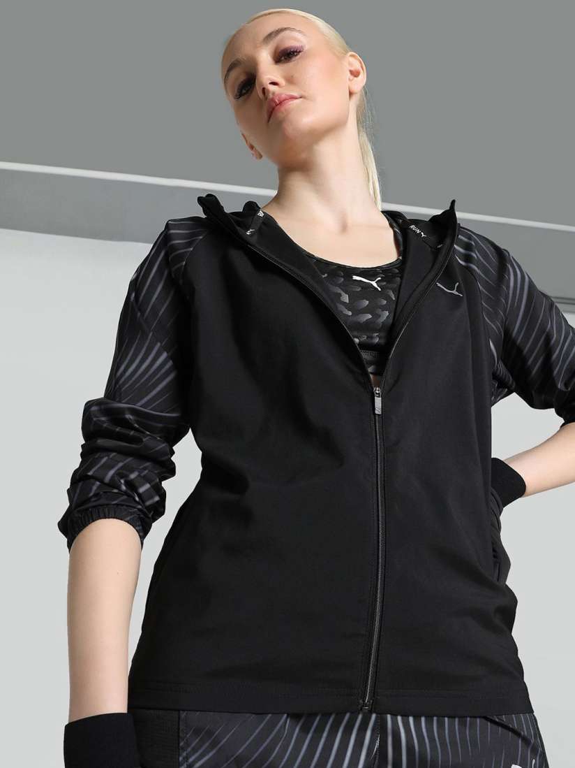 Buy Puma Run Favorite Aop Woven Running Jacket Jackets for Women 30490582 Myntra