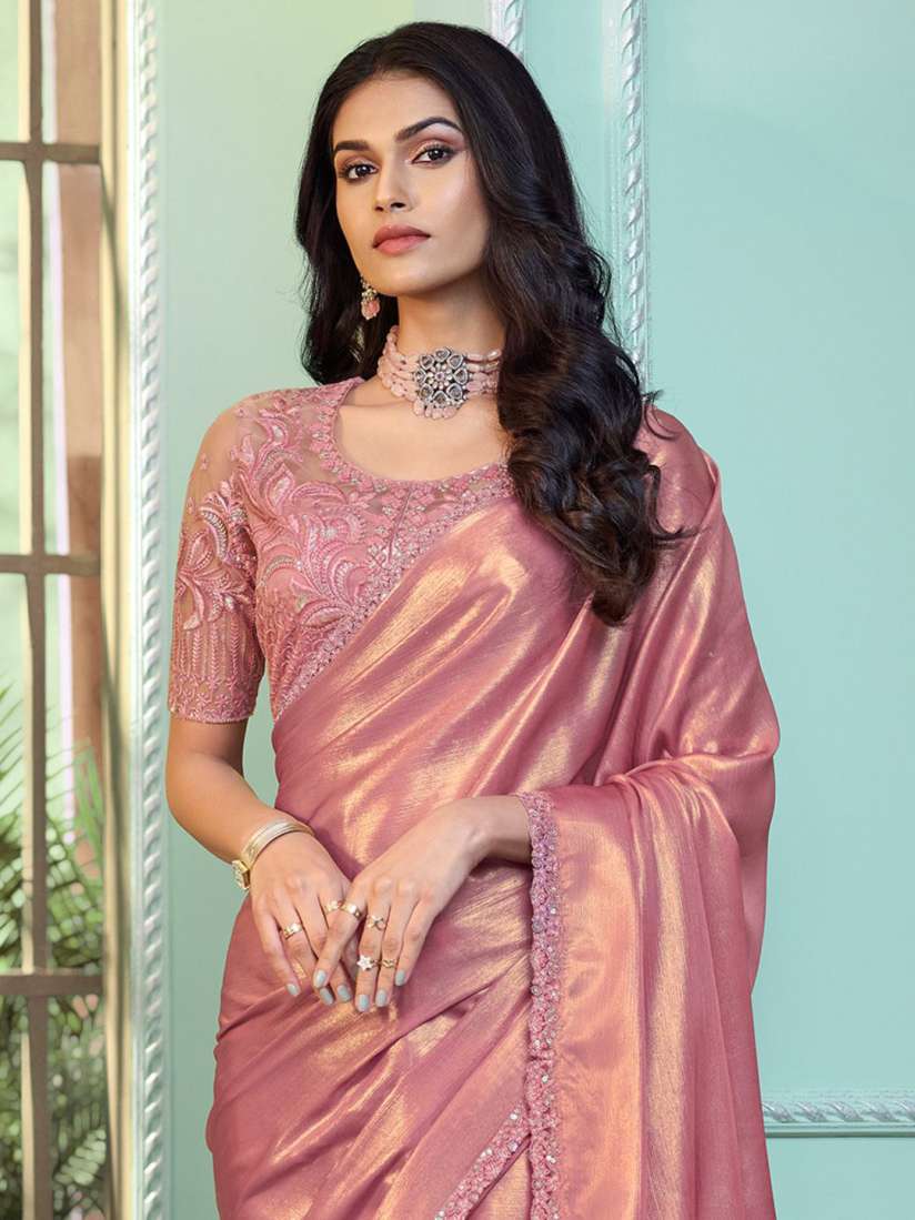 Buy Anouk Embroidered Poly Georgette Saree Sarees for Women 30466697 Myntra