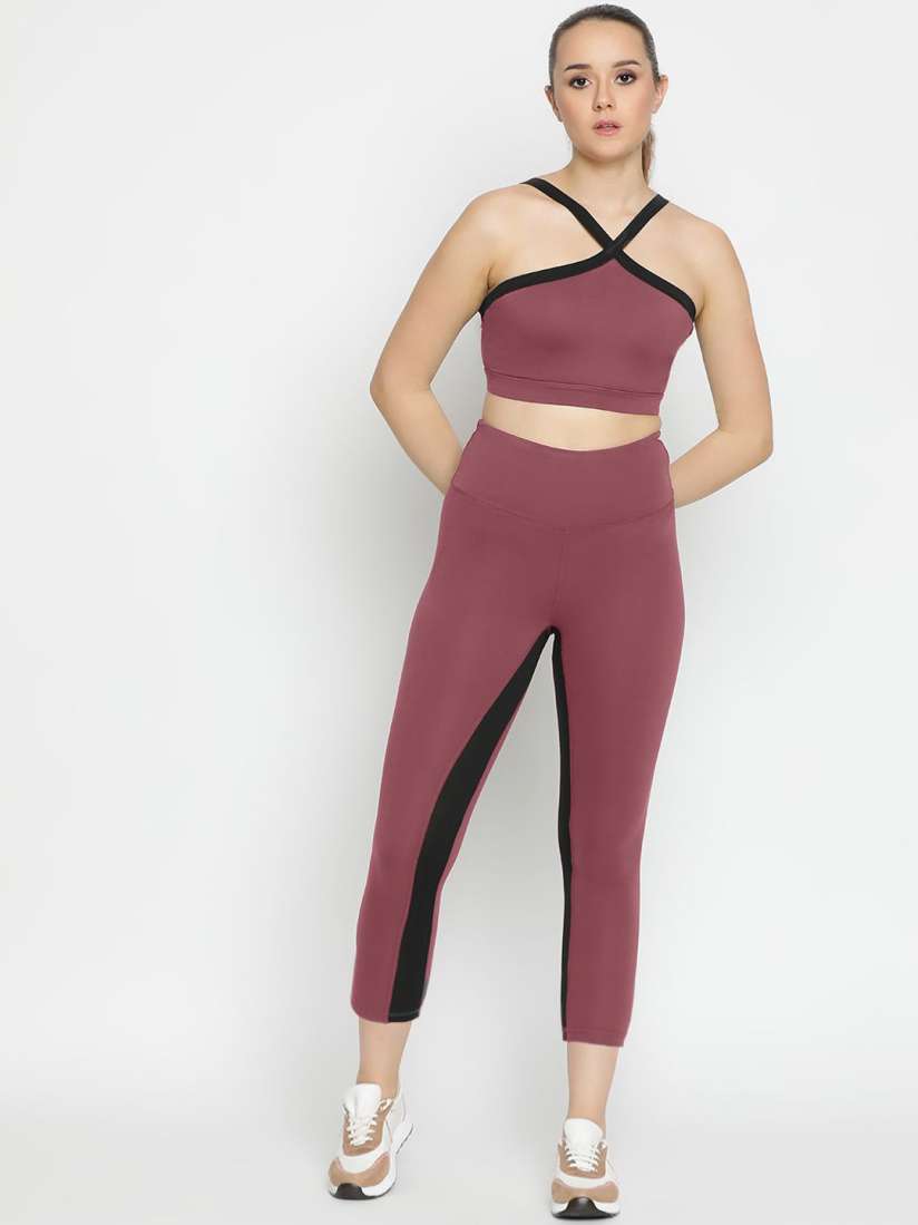 Buy Wearjukebox Sleeveless V Neck High Rise Tracksuit Tracksuits for Women 30480126 Myntra