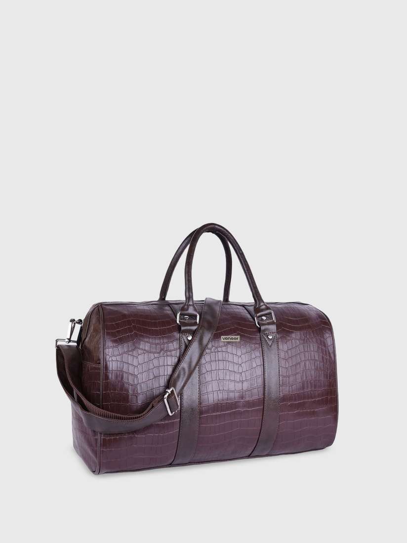 Maroon Duffel Brune Duffle Bag Brown Leather Duffle Travel Bags At