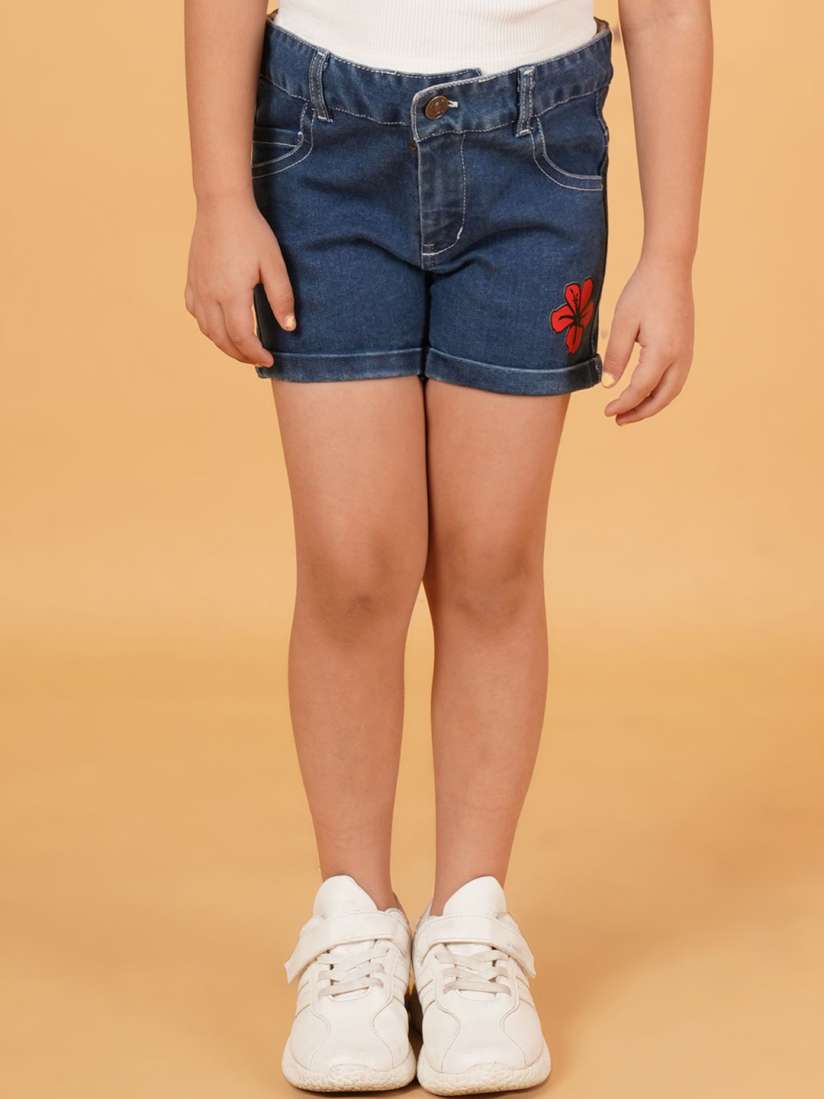 Girls denim shorts sale top
