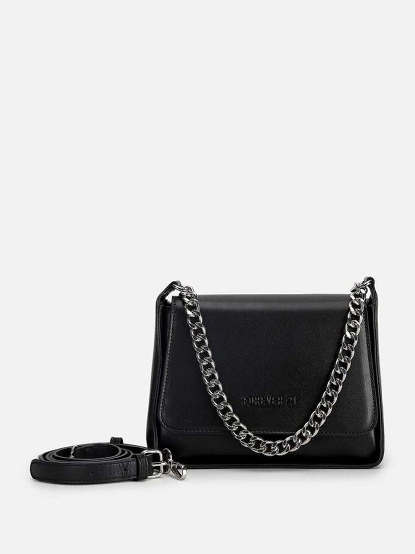 Buy FOREVER 21 PU Oversized Structured Shoulder Bag with Tasselled Handbags for Women 30502762 Myntra