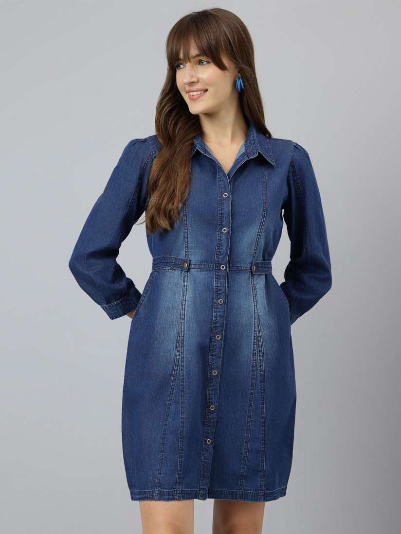 Latin quarters denim dress discount