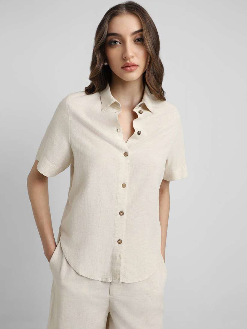 Collar shirts for womens forever 21 sales